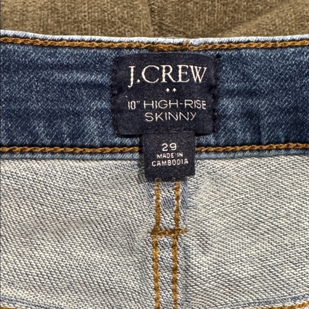 J. Crew Women's 10’ High-Rise  Skinny Jeans - Picture 2 of 4